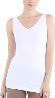 Niki Biki Seamless Reversible Tank Top White