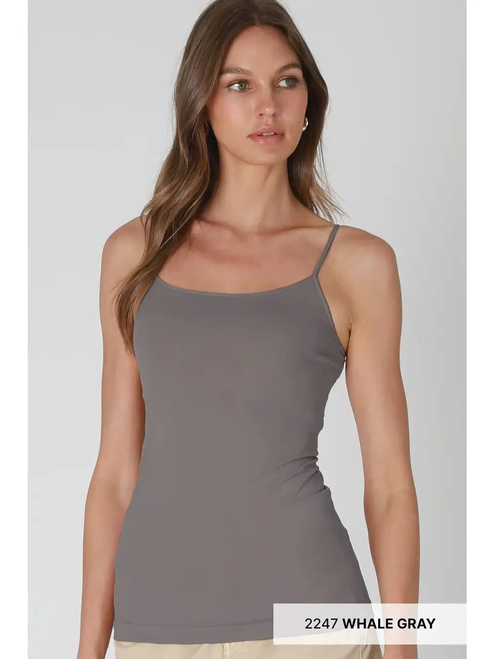 Niki Biki Signature Camisole Long Gray