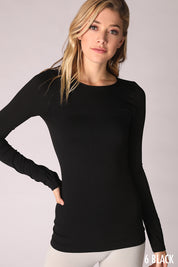 Niki Biki Long Sleeve Crew Neck Top
