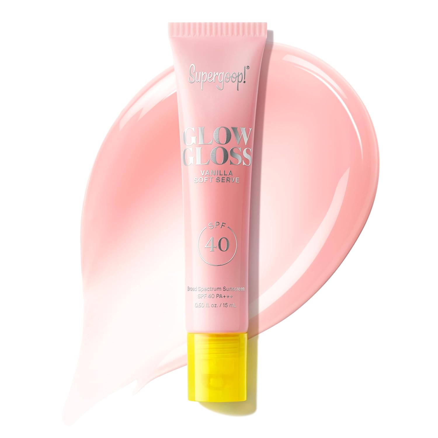 Supergoop! Glow Gloss SPF 40 Lip Balm Vanilla Soft Serve