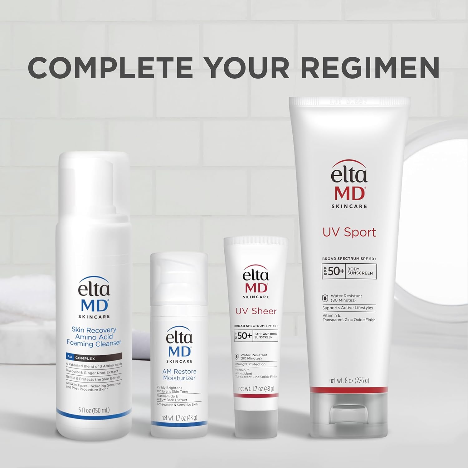 EltaMD UV Sheer Broad Spectrum SPF 50+ Face and Body Sunscreen