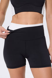 Flex Active Rib Layered Booty Short